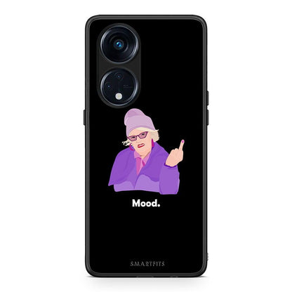 Θήκη Oppo Reno8T 5G / A1 Pro Grandma Mood Black από τη Smartfits με σχέδιο στο πίσω μέρος και μαύρο περίβλημα | Oppo Reno8T 5G / A1 Pro Grandma Mood Black Case with Colorful Back and Black Bezels