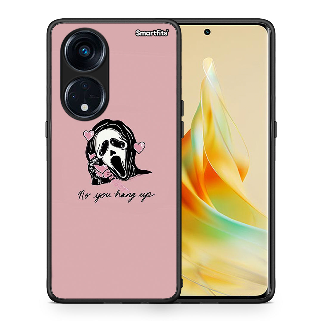 Θήκη Oppo Reno8T 5G / A1 Pro Halloween Hang Up από τη Smartfits με σχέδιο στο πίσω μέρος και μαύρο περίβλημα | Oppo Reno8T 5G / A1 Pro Halloween Hang Up Case with Colorful Back and Black Bezels