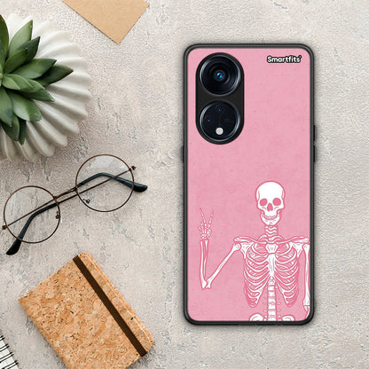 Θήκη Oppo Reno8T 5G / A1 Pro Halloween Motivation από τη Smartfits με σχέδιο στο πίσω μέρος και μαύρο περίβλημα | Oppo Reno8T 5G / A1 Pro Halloween Motivation Case with Colorful Back and Black Bezels