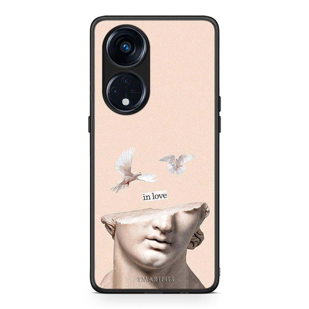 Θήκη Oppo Reno8T 5G / A1 Pro In Love από τη Smartfits με σχέδιο στο πίσω μέρος και μαύρο περίβλημα | Oppo Reno8T 5G / A1 Pro In Love Case with Colorful Back and Black Bezels