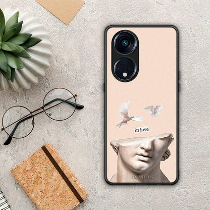 Θήκη Oppo Reno8T 5G / A1 Pro In Love από τη Smartfits με σχέδιο στο πίσω μέρος και μαύρο περίβλημα | Oppo Reno8T 5G / A1 Pro In Love Case with Colorful Back and Black Bezels