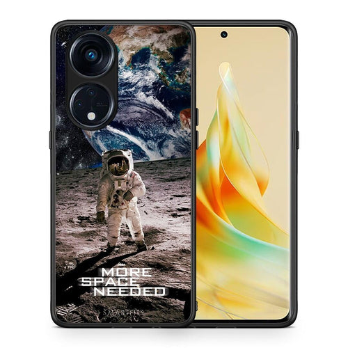 Θήκη Oppo Reno8T 5G / A1 Pro More Space από τη Smartfits με σχέδιο στο πίσω μέρος και μαύρο περίβλημα | Oppo Reno8T 5G / A1 Pro More Space Case with Colorful Back and Black Bezels
