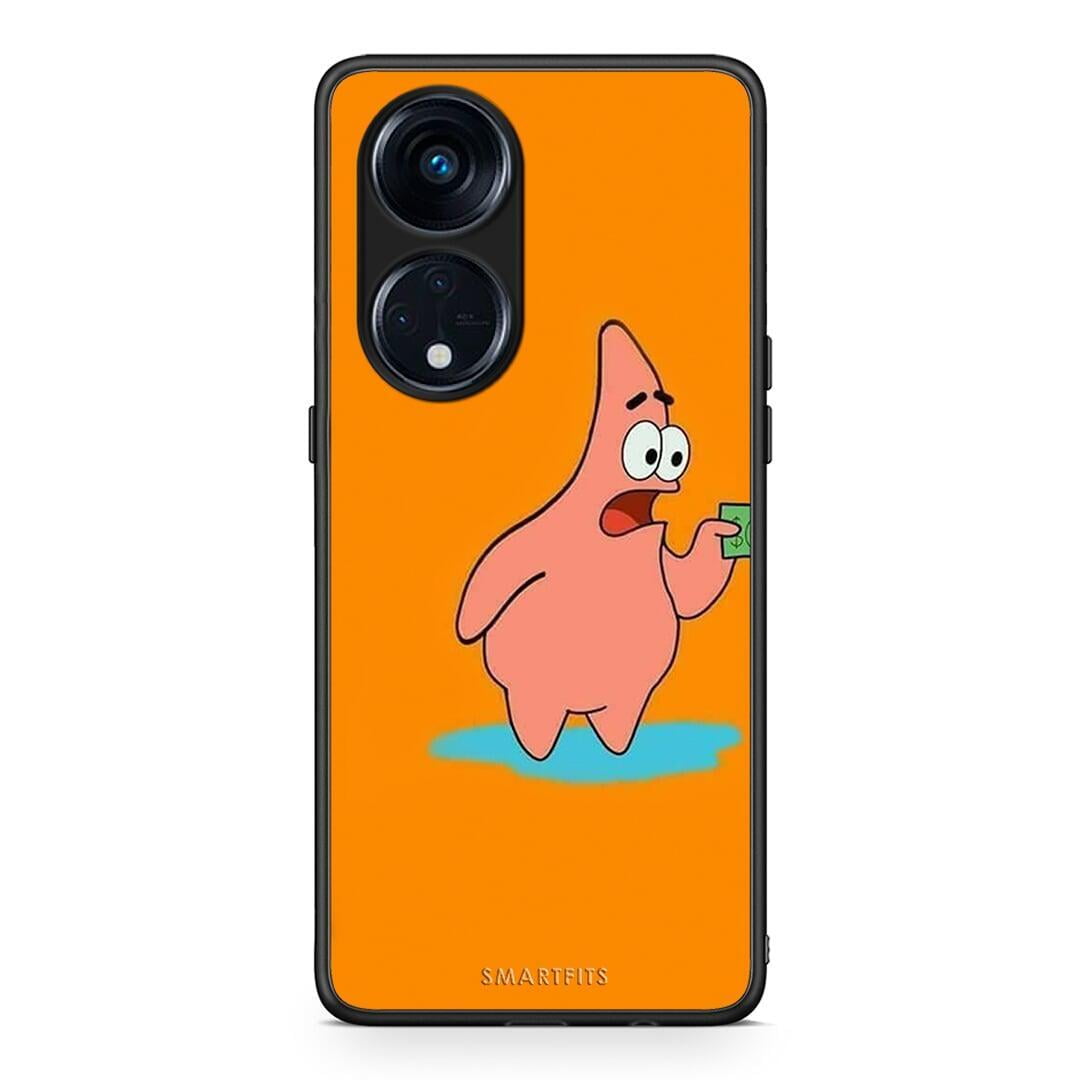Θήκη Oppo Reno8T 5G / A1 Pro No Money 1 από τη Smartfits με σχέδιο στο πίσω μέρος και μαύρο περίβλημα | Oppo Reno8T 5G / A1 Pro No Money 1 Case with Colorful Back and Black Bezels