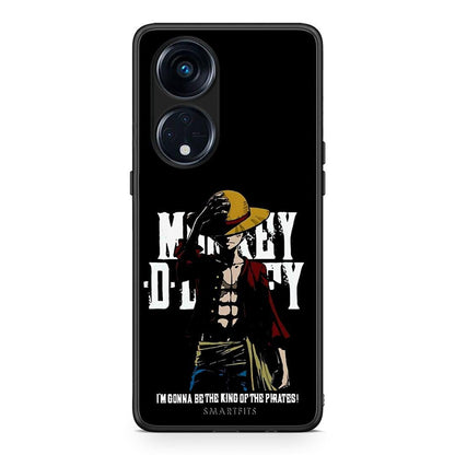 Θήκη Oppo Reno8T 5G / A1 Pro Pirate King από τη Smartfits με σχέδιο στο πίσω μέρος και μαύρο περίβλημα | Oppo Reno8T 5G / A1 Pro Pirate King Case with Colorful Back and Black Bezels