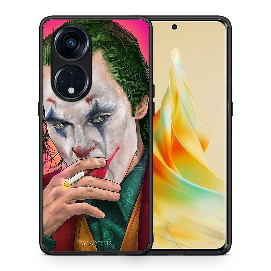 Θήκη Oppo Reno8T 5G / A1 Pro PopArt JokesOnU από τη Smartfits με σχέδιο στο πίσω μέρος και μαύρο περίβλημα | Oppo Reno8T 5G / A1 Pro PopArt JokesOnU Case with Colorful Back and Black Bezels