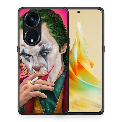 Θήκη Oppo Reno8T 5G / A1 Pro PopArt JokesOnU από τη Smartfits με σχέδιο στο πίσω μέρος και μαύρο περίβλημα | Oppo Reno8T 5G / A1 Pro PopArt JokesOnU Case with Colorful Back and Black Bezels