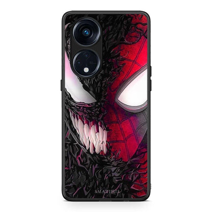 Θήκη Oppo Reno8T 5G / A1 Pro PopArt SpiderVenom από τη Smartfits με σχέδιο στο πίσω μέρος και μαύρο περίβλημα | Oppo Reno8T 5G / A1 Pro PopArt SpiderVenom Case with Colorful Back and Black Bezels