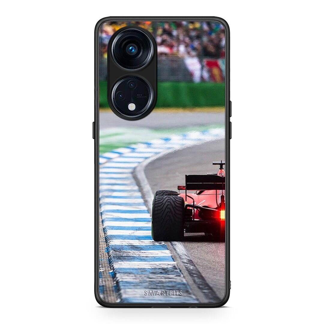 Θήκη Oppo Reno8T 5G / A1 Pro Racing Vibes από τη Smartfits με σχέδιο στο πίσω μέρος και μαύρο περίβλημα | Oppo Reno8T 5G / A1 Pro Racing Vibes Case with Colorful Back and Black Bezels