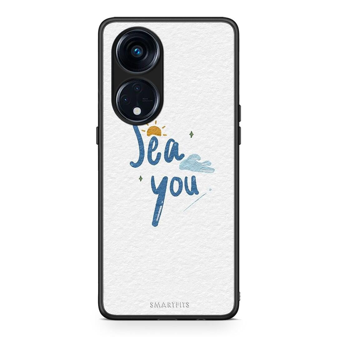 Θήκη Oppo Reno8T 5G / A1 Pro Sea You από τη Smartfits με σχέδιο στο πίσω μέρος και μαύρο περίβλημα | Oppo Reno8T 5G / A1 Pro Sea You Case with Colorful Back and Black Bezels