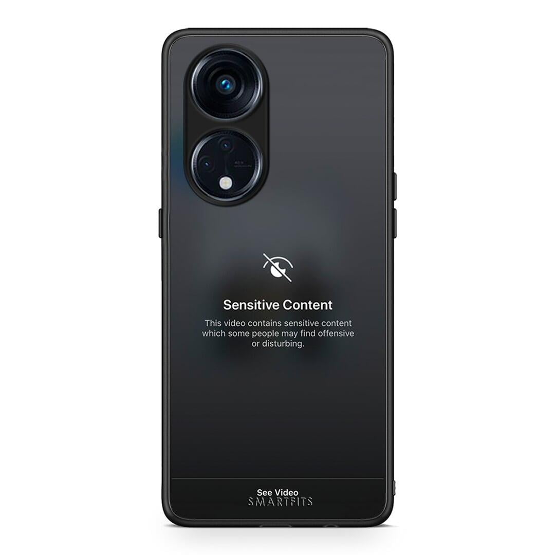 Θήκη Oppo Reno8T 5G / A1 Pro Sensitive Content από τη Smartfits με σχέδιο στο πίσω μέρος και μαύρο περίβλημα | Oppo Reno8T 5G / A1 Pro Sensitive Content Case with Colorful Back and Black Bezels
