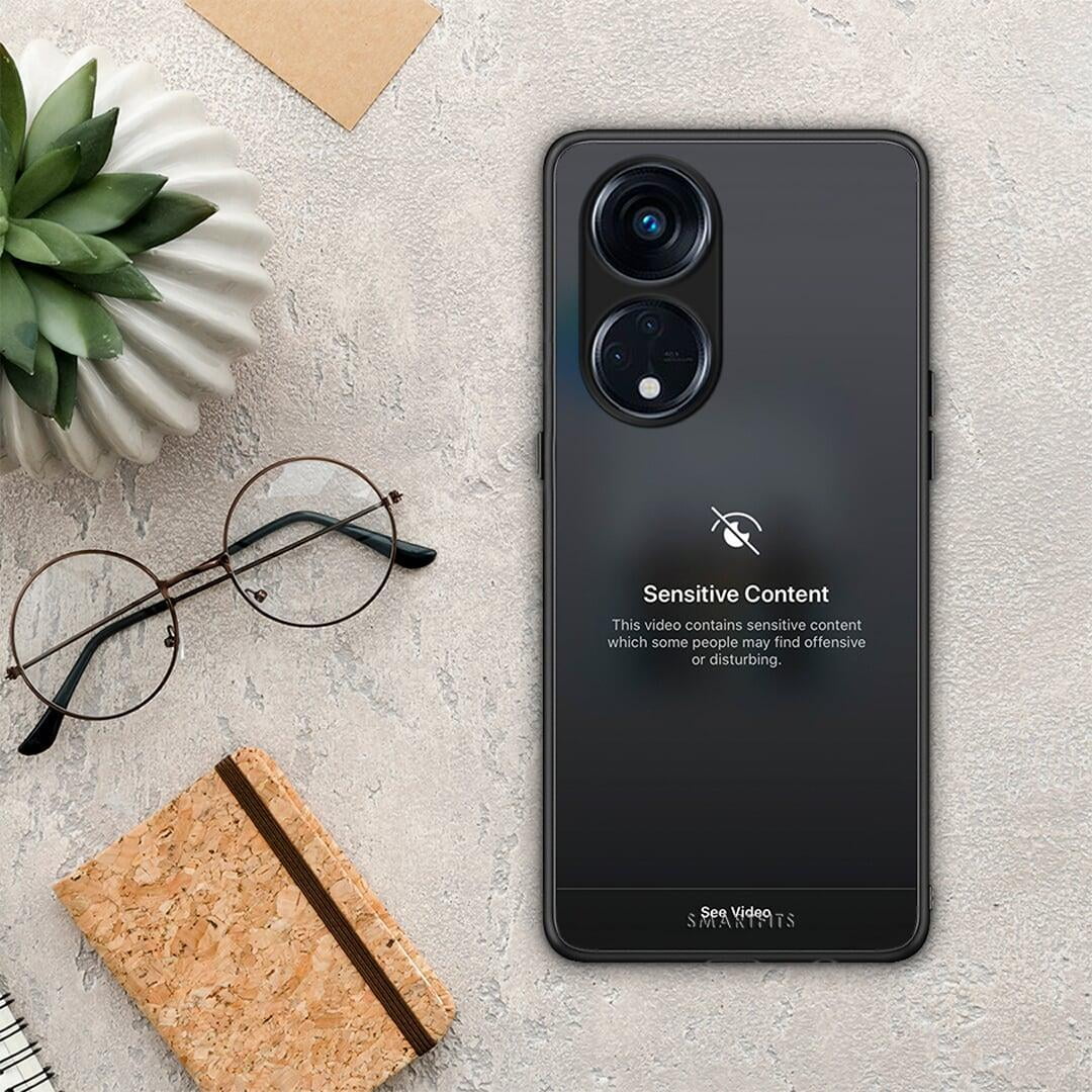 Θήκη Oppo Reno8T 5G / A1 Pro Sensitive Content από τη Smartfits με σχέδιο στο πίσω μέρος και μαύρο περίβλημα | Oppo Reno8T 5G / A1 Pro Sensitive Content Case with Colorful Back and Black Bezels