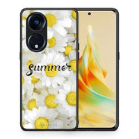 Thumbnail for Θήκη Oppo Reno8T 5G / A98 Summer Daisies από τη Smartfits με σχέδιο στο πίσω μέρος και μαύρο περίβλημα | Oppo Reno8T 5G / A98 Summer Daisies Case with Colorful Back and Black Bezels