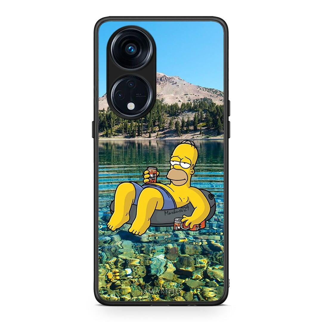 Θήκη Oppo Reno8T 5G / A1 Pro Summer Happiness από τη Smartfits με σχέδιο στο πίσω μέρος και μαύρο περίβλημα | Oppo Reno8T 5G / A1 Pro Summer Happiness Case with Colorful Back and Black Bezels