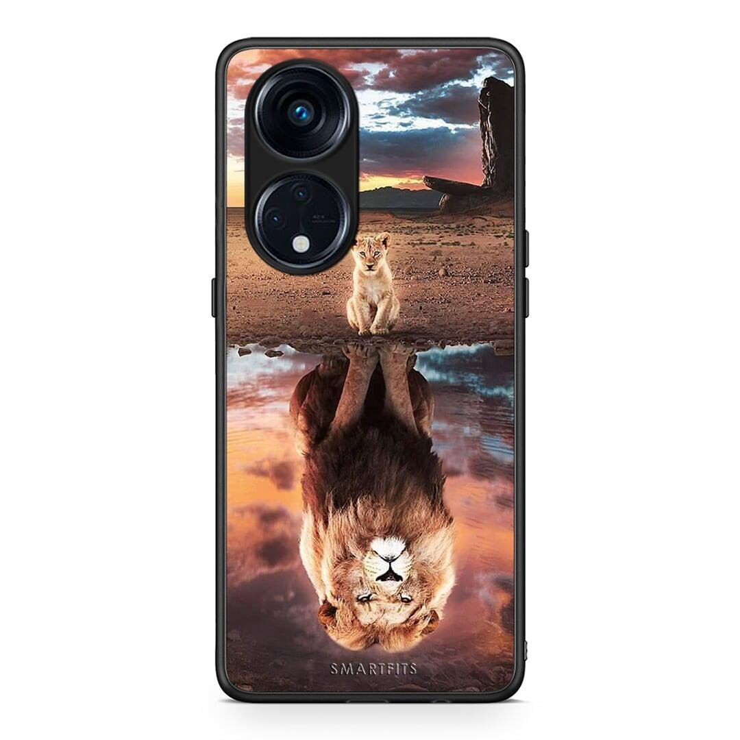 Θήκη Oppo Reno8T 5G / A1 Pro Sunset Dreams από τη Smartfits με σχέδιο στο πίσω μέρος και μαύρο περίβλημα | Oppo Reno8T 5G / A1 Pro Sunset Dreams Case with Colorful Back and Black Bezels