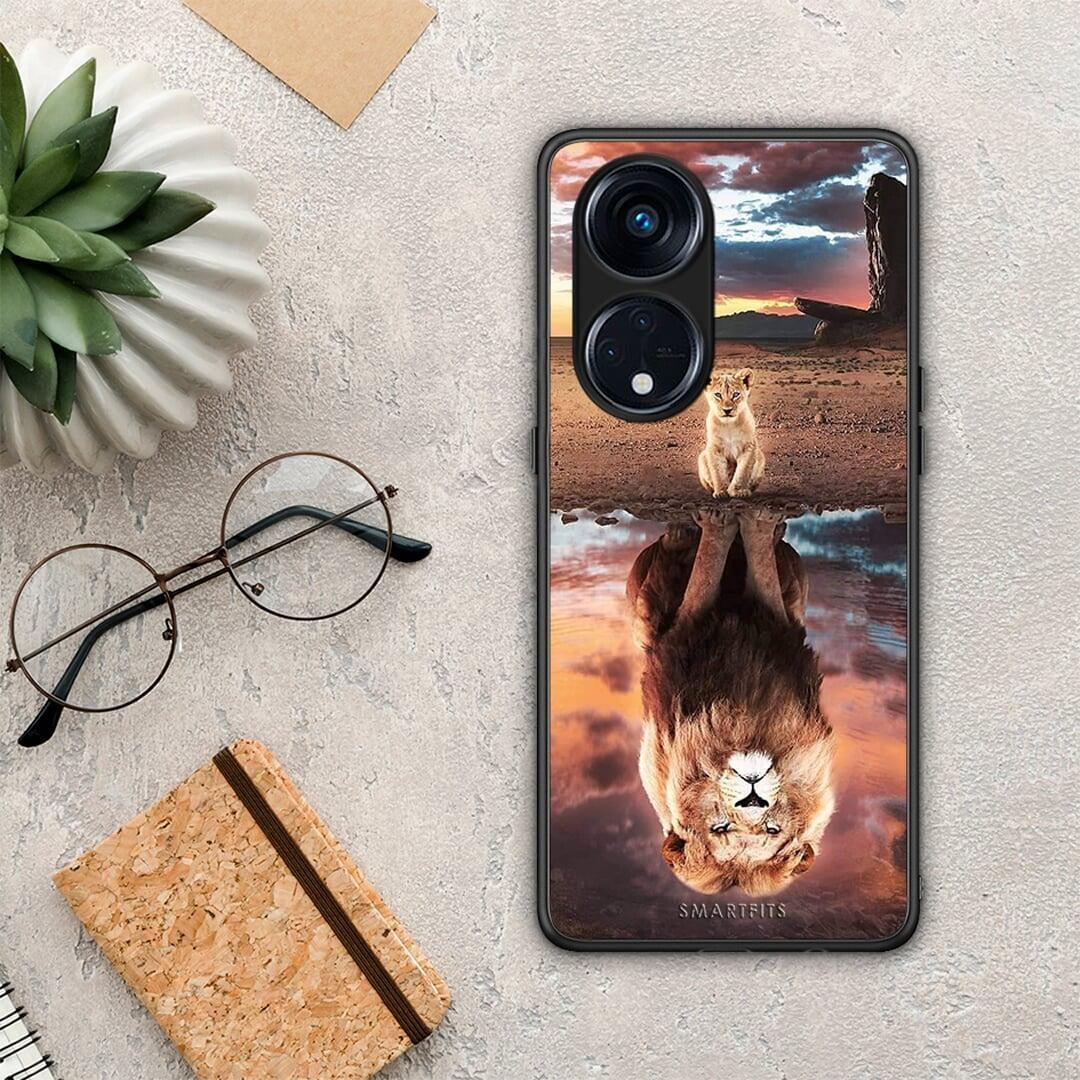 Θήκη Oppo Reno8T 5G / A1 Pro Sunset Dreams από τη Smartfits με σχέδιο στο πίσω μέρος και μαύρο περίβλημα | Oppo Reno8T 5G / A1 Pro Sunset Dreams Case with Colorful Back and Black Bezels