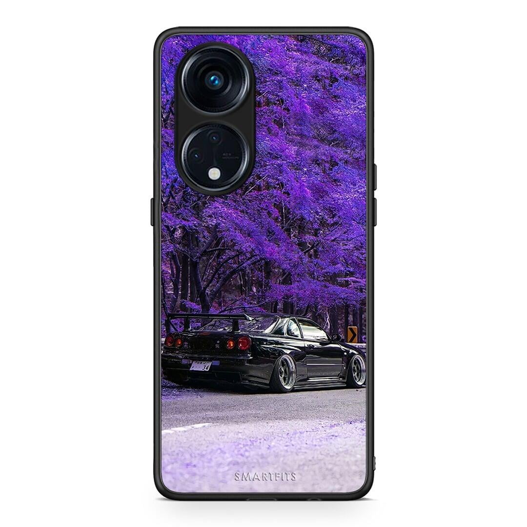 Θήκη Oppo Reno8T 5G / A1 Pro Super Car από τη Smartfits με σχέδιο στο πίσω μέρος και μαύρο περίβλημα | Oppo Reno8T 5G / A1 Pro Super Car Case with Colorful Back and Black Bezels