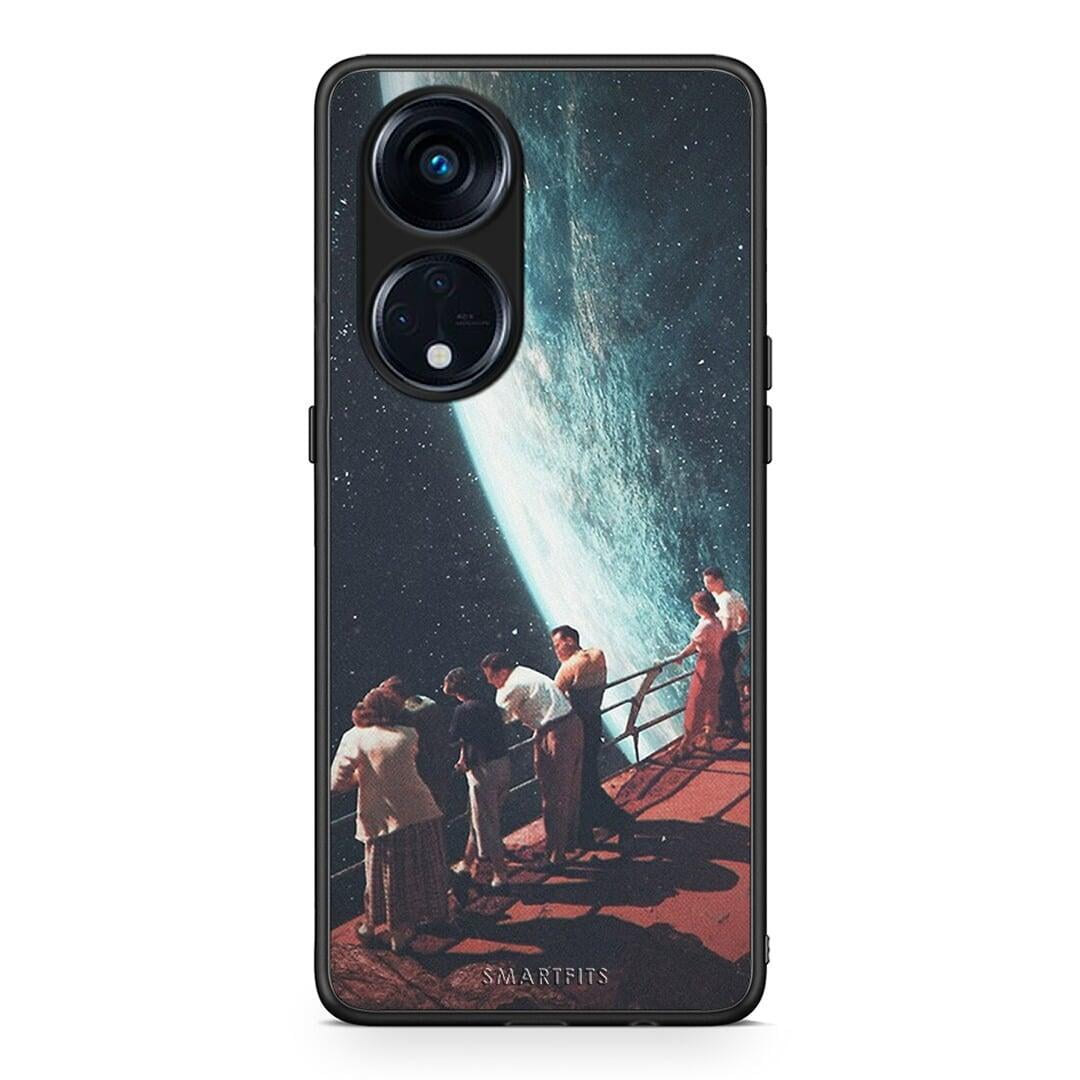 Θήκη Oppo Reno8T 5G / A1 Pro Surreal View από τη Smartfits με σχέδιο στο πίσω μέρος και μαύρο περίβλημα | Oppo Reno8T 5G / A1 Pro Surreal View Case with Colorful Back and Black Bezels