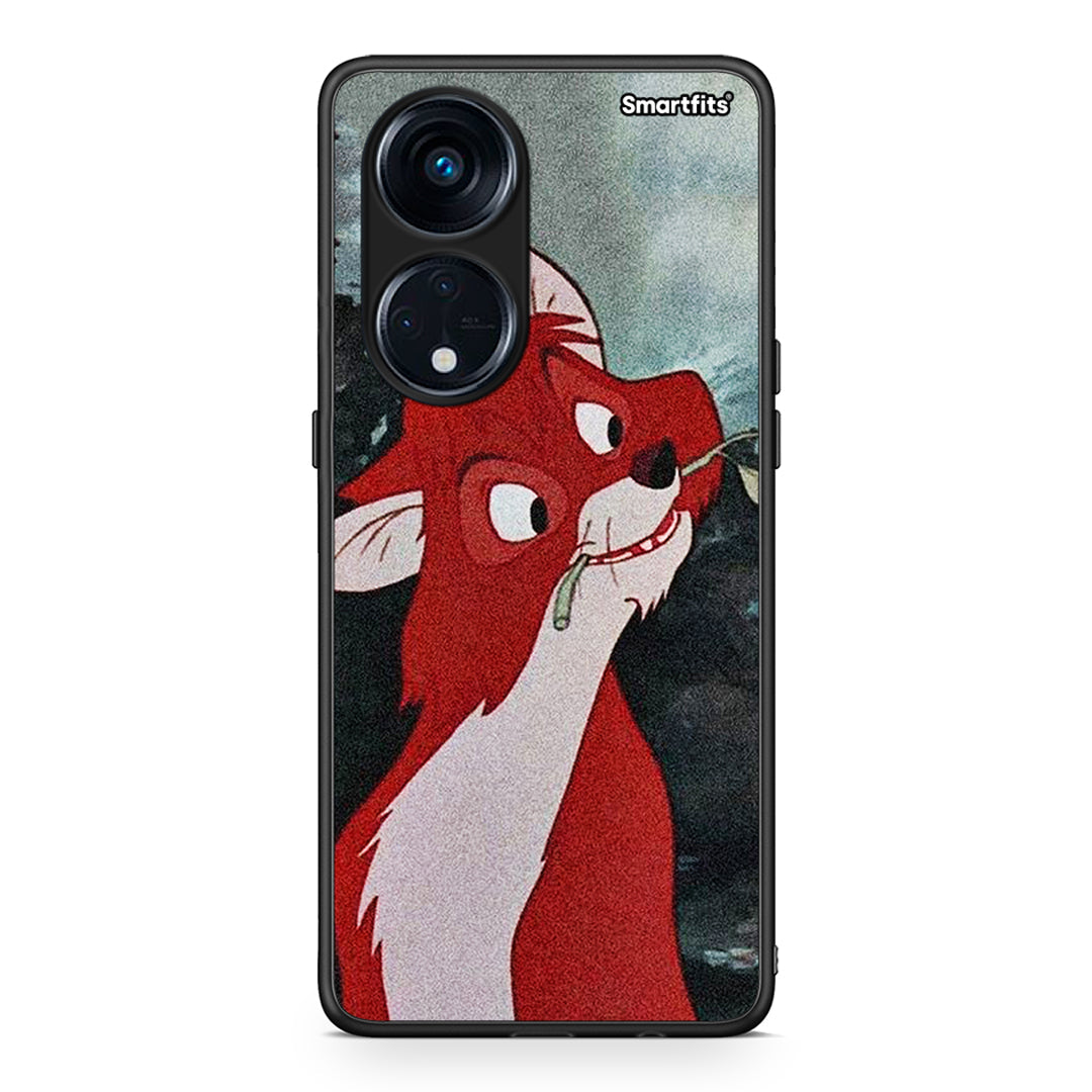 Θήκη Oppo Reno8T 5G / A1 Pro Tod And Vixey Love 1 από τη Smartfits με σχέδιο στο πίσω μέρος και μαύρο περίβλημα | Oppo Reno8T 5G / A1 Pro Tod And Vixey Love 1 Case with Colorful Back and Black Bezels