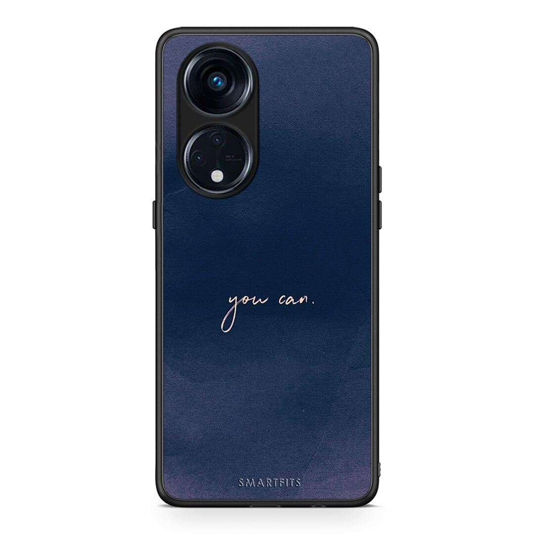 Θήκη Oppo Reno8T 5G / A1 Pro You Can από τη Smartfits με σχέδιο στο πίσω μέρος και μαύρο περίβλημα | Oppo Reno8T 5G / A1 Pro You Can Case with Colorful Back and Black Bezels