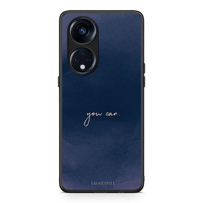 Θήκη Oppo Reno8T 5G / A1 Pro You Can από τη Smartfits με σχέδιο στο πίσω μέρος και μαύρο περίβλημα | Oppo Reno8T 5G / A1 Pro You Can Case with Colorful Back and Black Bezels