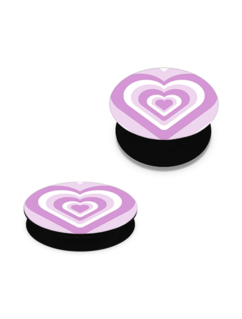 Phone Holder σε χρώμα Lilac Hearts από τη Smartfits