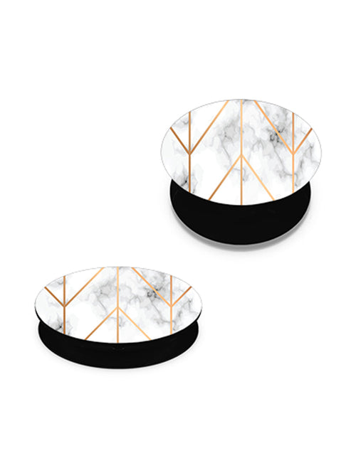 Phone Holder σε χρώμα Marble Gold Geometric από τη Smartfits