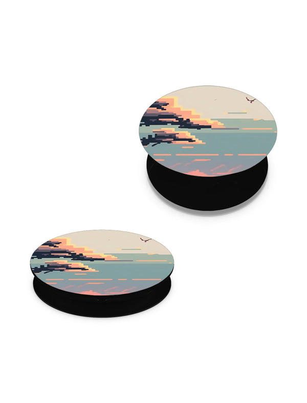 Pixel Sunset - Phone Holder +ΔΩΡΕΑΝ Βάση Αυτοκινήτου