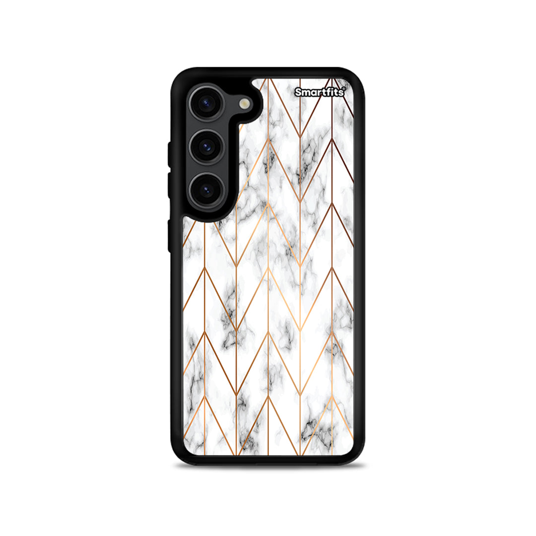 Marble Gold Geometric - Samsung Galaxy S23 θήκη