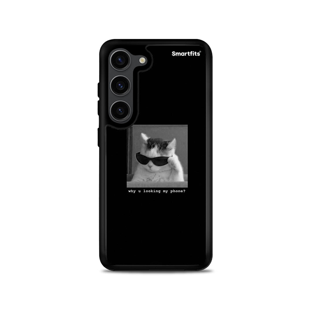 Meme Cat - Samsung Galaxy S23 θήκη