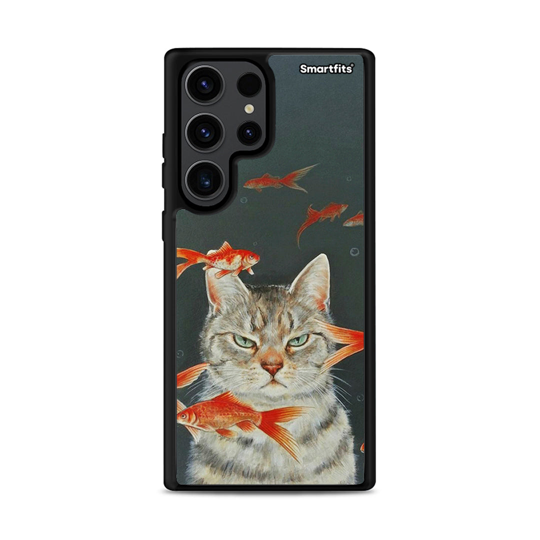 Cat Goldfish - Samsung Galaxy S23 Ultra θήκη