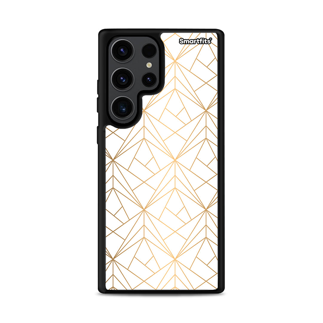 Geometric Luxury White - Samsung Galaxy S23 Ultra θήκη