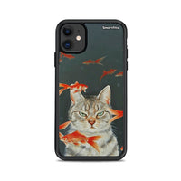 Thumbnail for Cat Goldfish - iPhone 11 θήκη