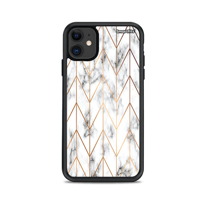 Marble Gold Geometric - iPhone 11 θήκη