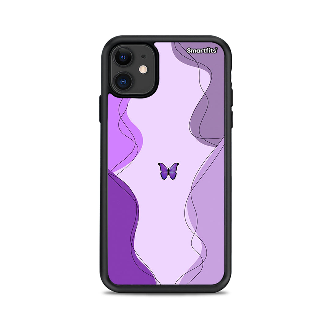 Purple Mariposa - iPhone 11 θήκη