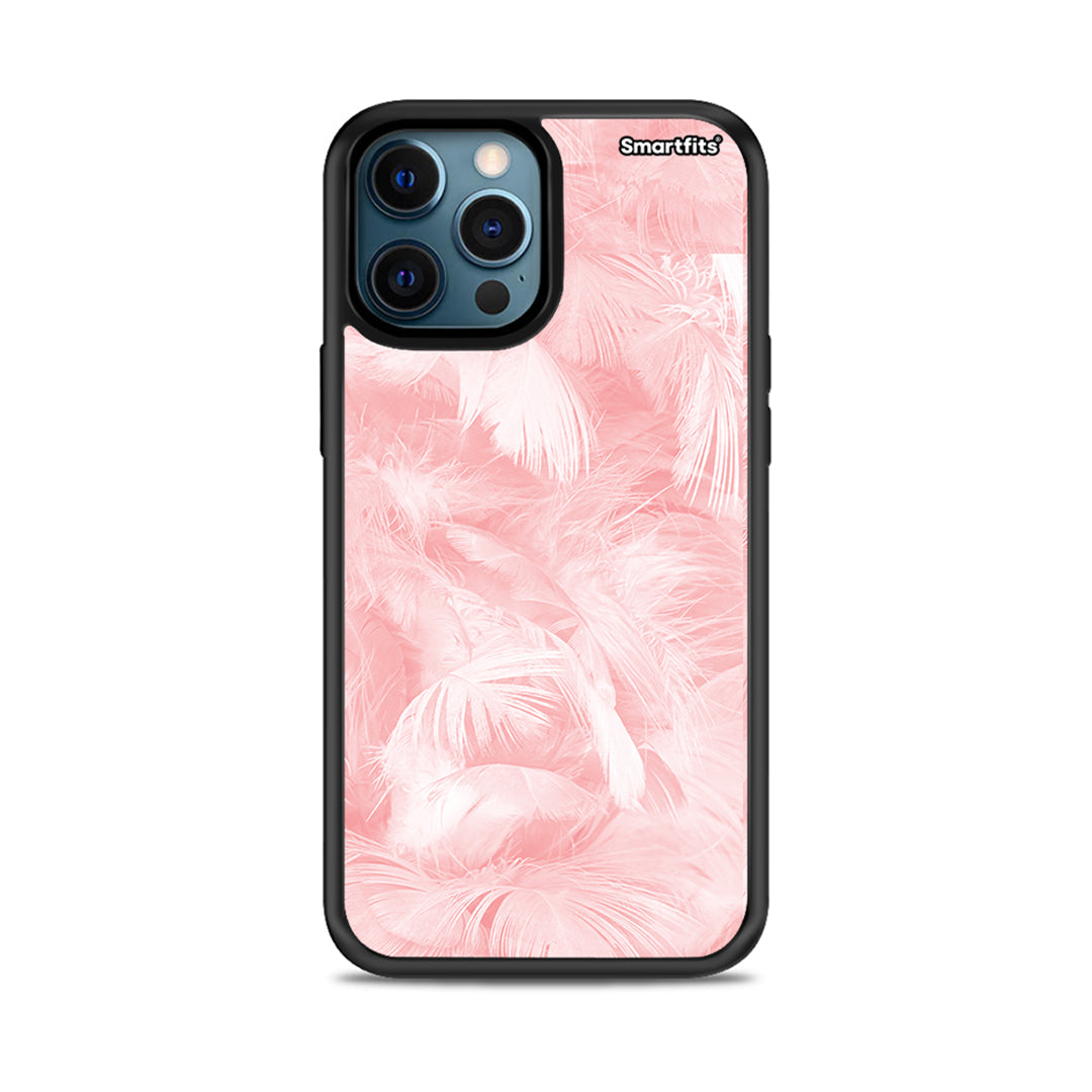 Boho Pink Feather - iPhone 12 Pro Max θήκη