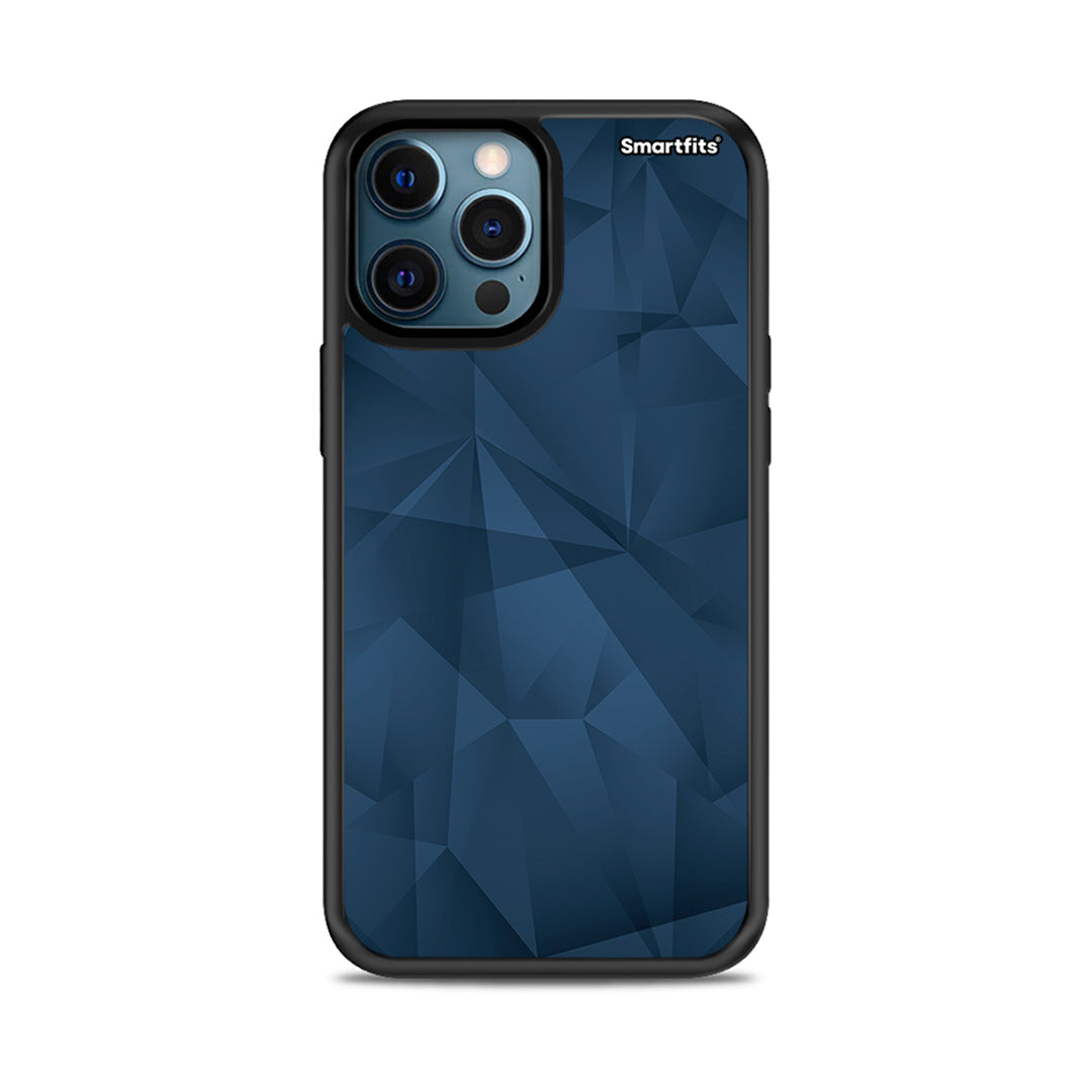Geometric Blue Abstract - iPhone 12 θήκη