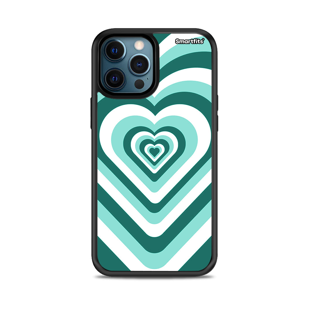 Green Hearts - iPhone 12 θήκη
