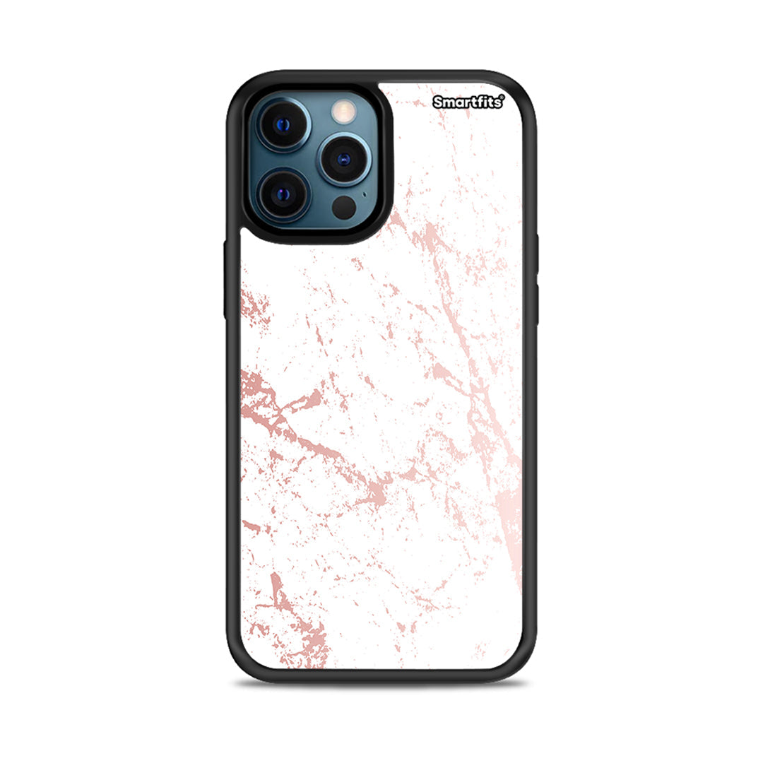 Marble Pink Splash - iPhone 12 θήκη