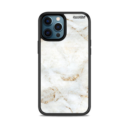 White Gold Marble - iPhone 12 Pro θήκη