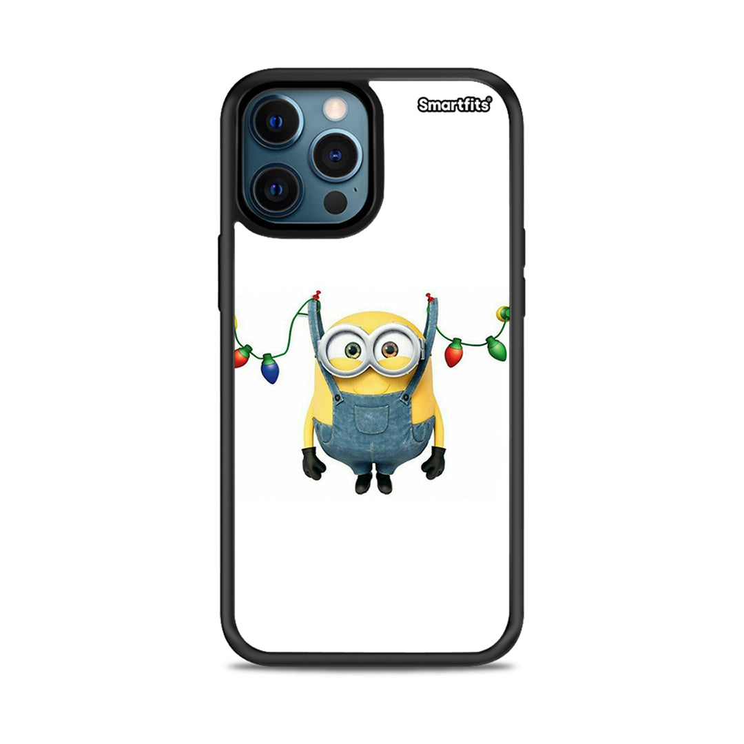 Xmas Minion Lights - iPhone 12 θήκη