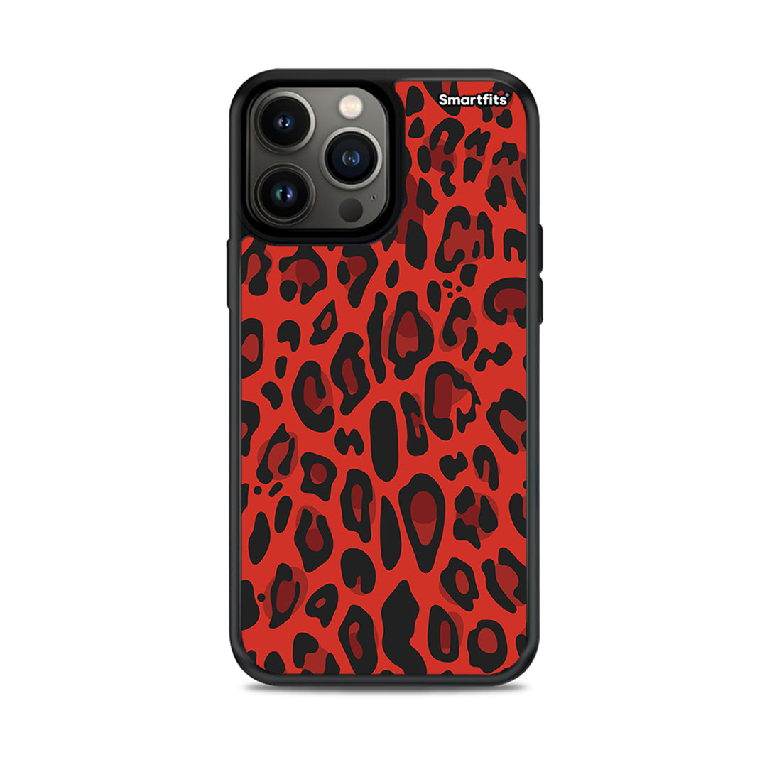 Animal Red Leopard - iPhone 13 Pro Max θήκη