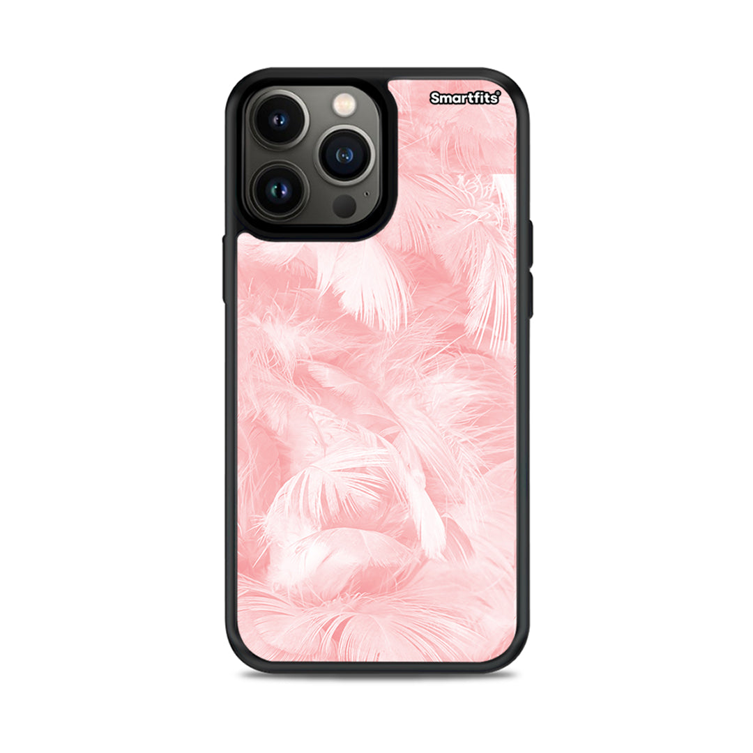Boho Pink Feather - iPhone 13 Pro Max θήκη