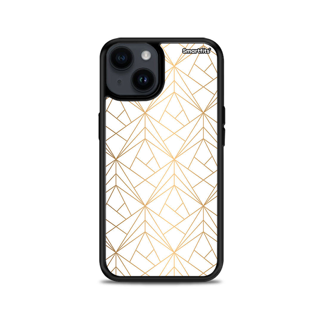 Geometric Luxury White - iPhone 15 Plus θήκη