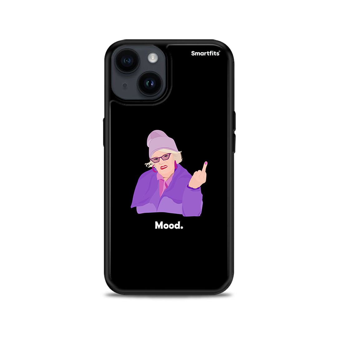 Grandma Mood Black - iPhone 15 θήκη