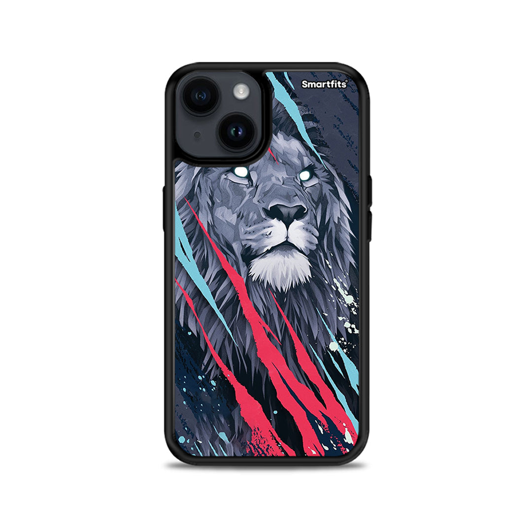 PopArt Lion Designer - iPhone 15 Plus θήκη