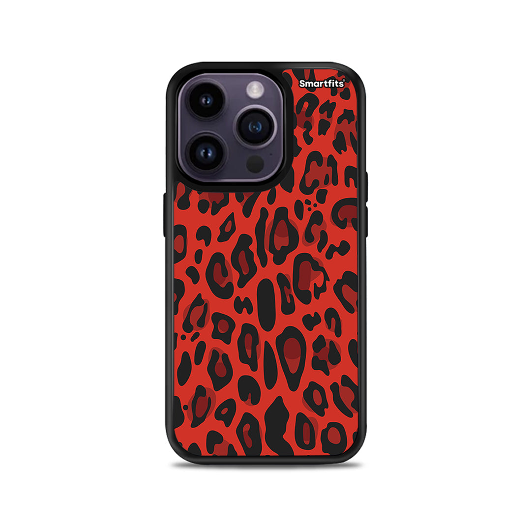 Animal Red Leopard - iPhone 15 Pro θήκη