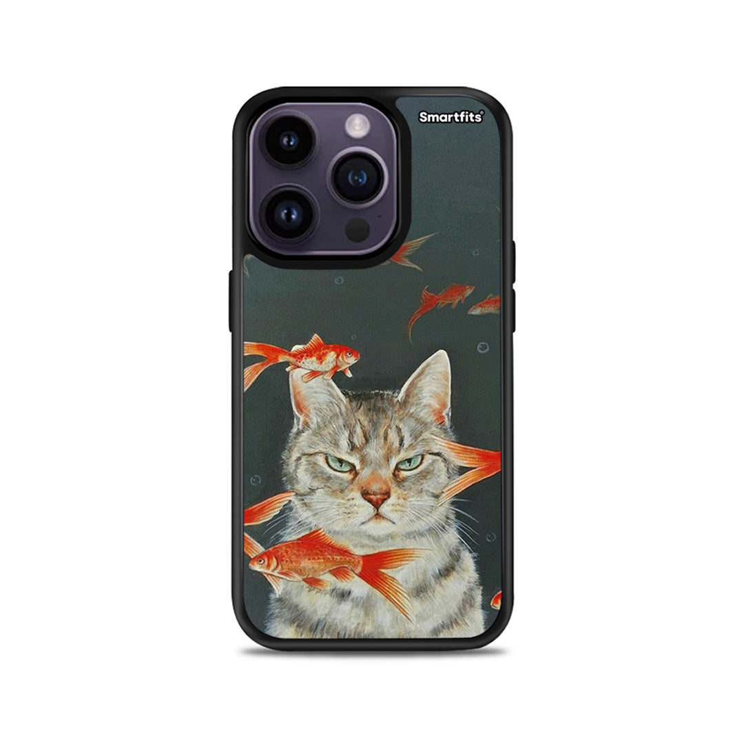 Cat Goldfish - iPhone 14 Pro θήκη