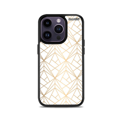 Geometric Luxury White - iPhone 15 Pro θήκη