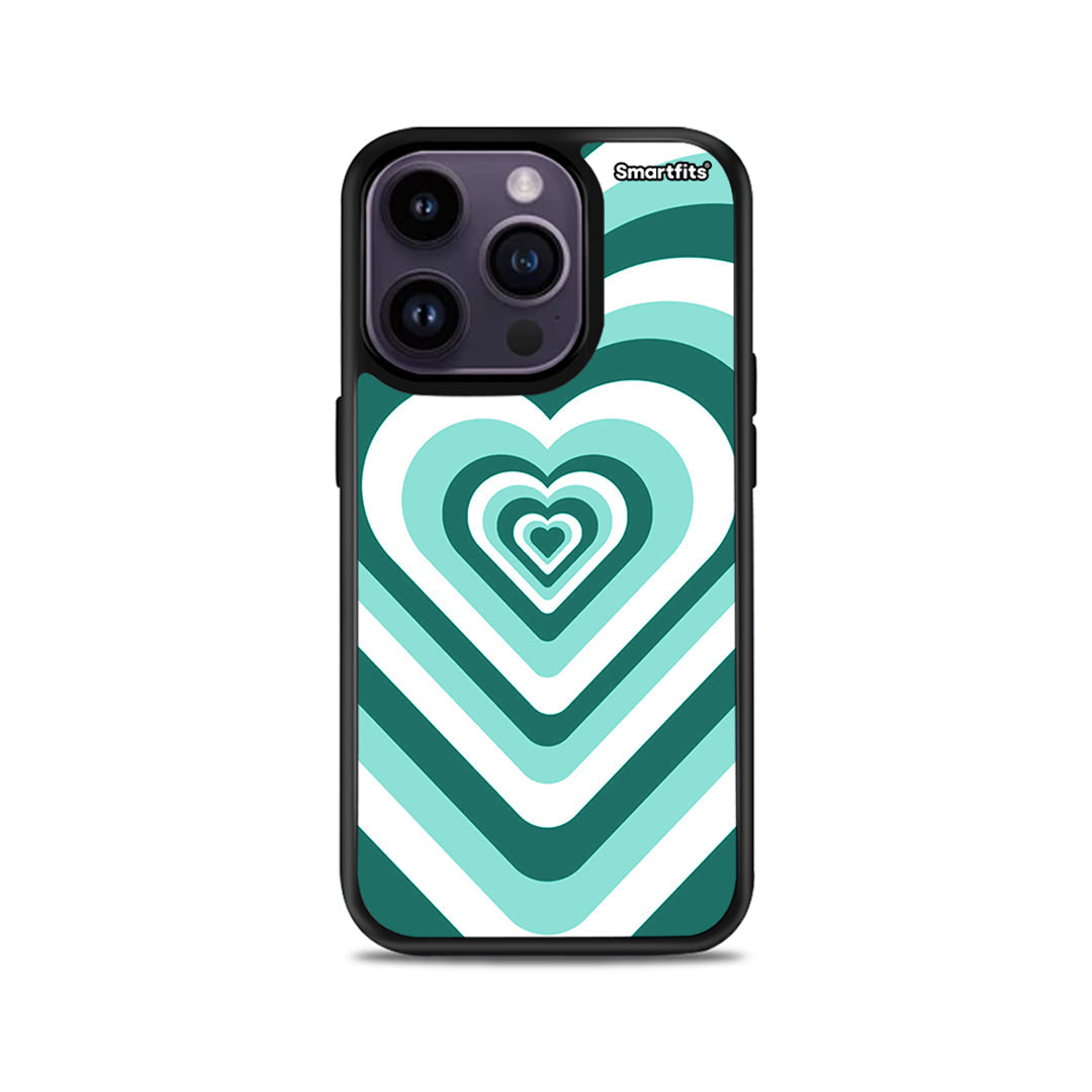 Green Hearts - iPhone 15 Pro θήκη