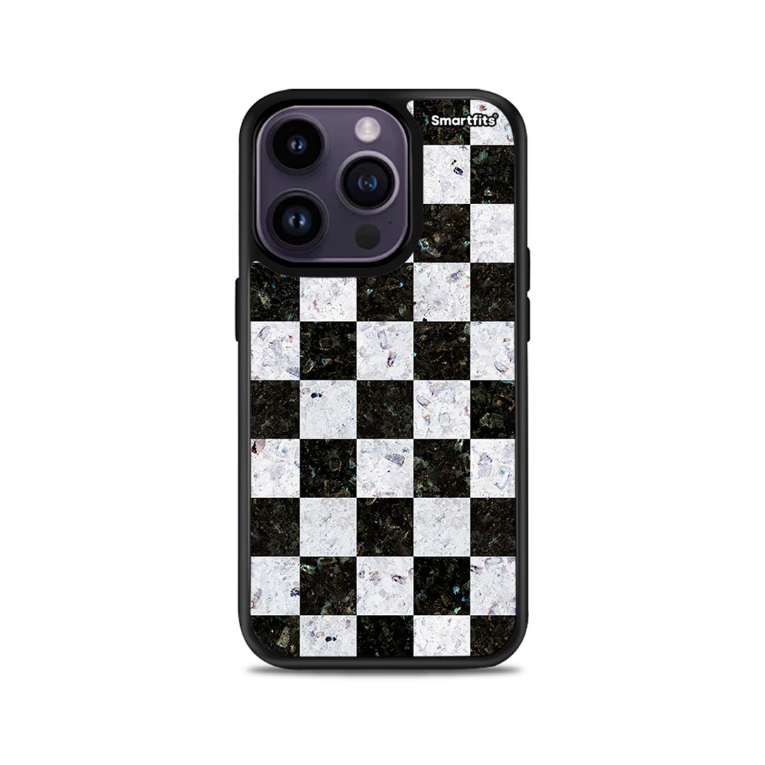 Marble Square Geometric - iPhone 15 Pro θήκη
